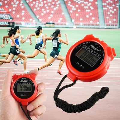 Cronômetro Digital DK Esportivo Para Atletismo Corrida Esporte Cordão - Foto 2
