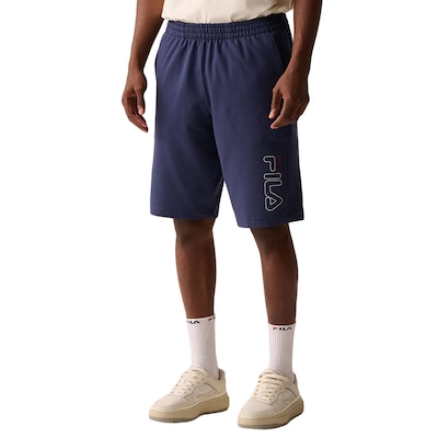 Bermuda Fila Practical Logo Outline Light - Masculina - Foto 1