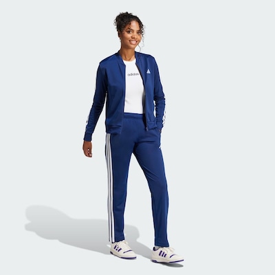 Agasalho adidas Essentials 3-Stripes - Feminino - Foto 5