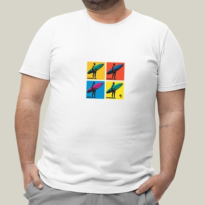 Camiseta Plus Size Prime Pop Surf WSS - Masculina - Foto 1