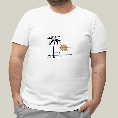 Camiseta Plus Size Prime Sun Gazing WSS - Masculina - Foto 1