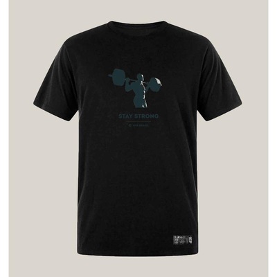 Camiseta Plus Size Prime WSS Brasil Stay Strong - Masculina - Foto 1