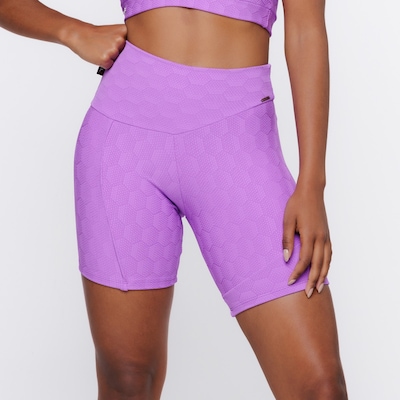 Shorts Orbis Fitness Corte Assimétrico Cintura Alta - Feminino - Foto 1