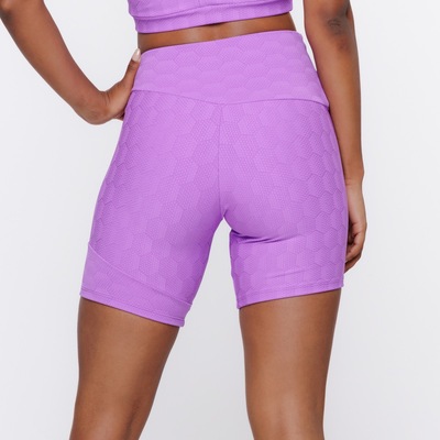 Shorts Orbis Fitness Corte Assimétrico Cintura Alta - Feminino - Foto 2