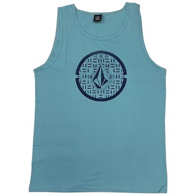 Camiseta Regata Volcom Circle Texture SM25 - Masculina - Foto 1