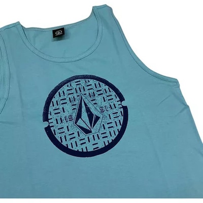 Camiseta Regata Volcom Circle Texture SM25 - Masculina - Foto 3