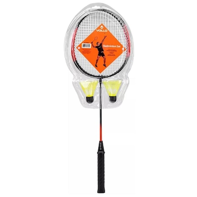 Kit Badminton Vollo VB003 2 Raquetes e 2 Petecas - Foto 4