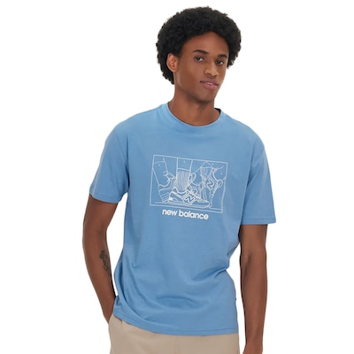 Camiseta New Balance Science - Masculina - Foto 1
