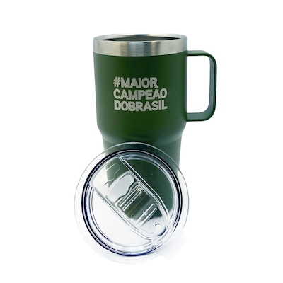Caneca Térmica Cebola Palmeiras Maior Campeão do Brasil - 700ml - Foto 3