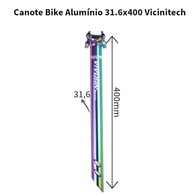 Canote Bike Alumínio 31,6x400mm Vivuan Vicinitech - Foto 2