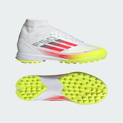 Chuteira Society adidas F50 League Mid - Feminina - Foto 4