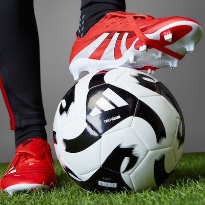 Chuteira de Campo adidas Predator League Fold-Over Tongue Firm/Multi-Ground - Adulto - Foto 5