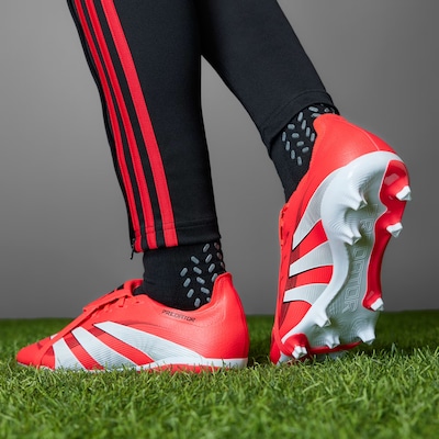 Chuteira de Campo adidas Predator League Fold-Over Tongue Firm/Multi-Ground - Adulto - Foto 4