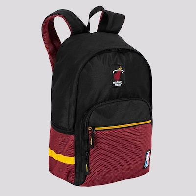 Mochila NBA Legend Miami Heat Preta - Unissex - Foto 6