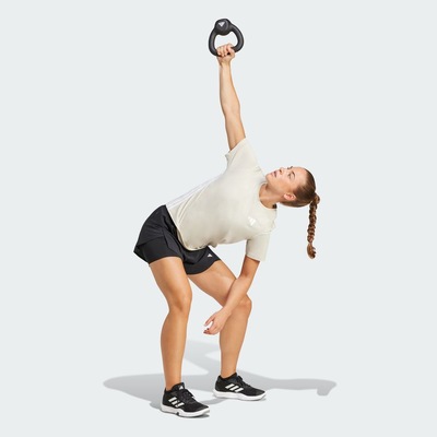 Camiseta Treino adidas Essentials 3-Stripes - Feminina - Foto 5