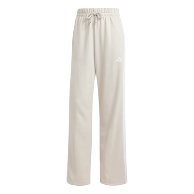 Calça Moletinho adidas Barra Aberta Essentials Três Listras - Feminina - Foto 1