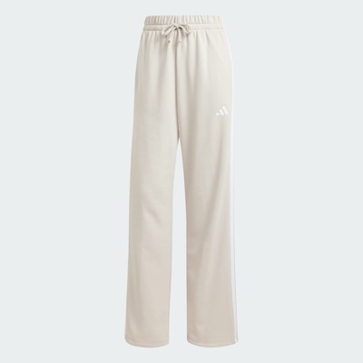 Calça Moletinho adidas Barra Aberta Essentials Três Listras - Feminina - Foto 3