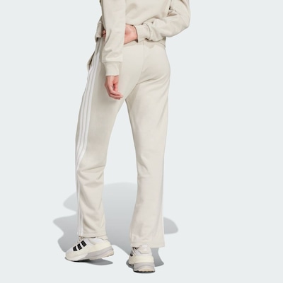 Calça Moletinho adidas Barra Aberta Essentials Três Listras - Feminina - Foto 4