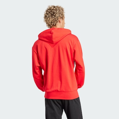 Blusão de Moletinho Capuz adidas Essentials Big Logo - Masculino - Foto 4