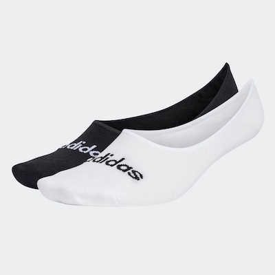 Kit Meias Finas adidas Linear Ballerina com 2 Pares - Adulto - Foto 2