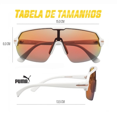 Óculos de Sol Puma PU0398S - Unissex - Foto 4