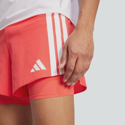 Shorts adidas Bolso Gel 2 em 1 Adizero Running - Masculino - Foto 3