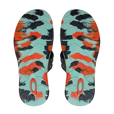 Chinelo Oakley Killer Point II Camo - Masculino - Foto 3