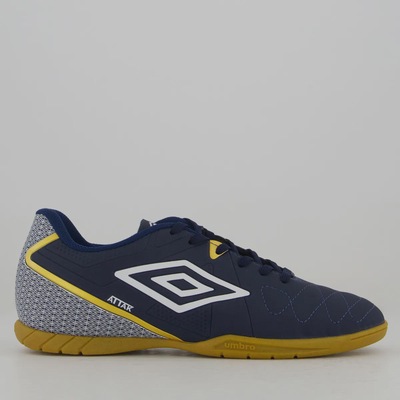 Chuteira Umbro Attak Eternal Futsal Marinho e Bran - Foto 1