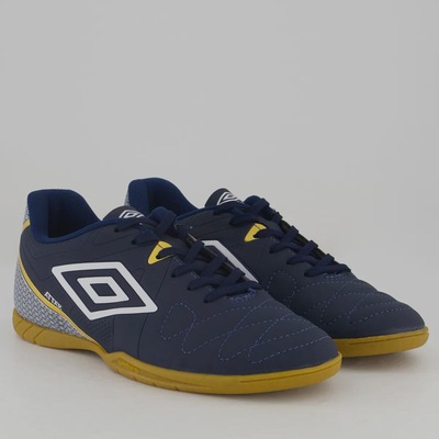 Chuteira Umbro Attak Eternal Futsal Marinho e Bran - Foto 2