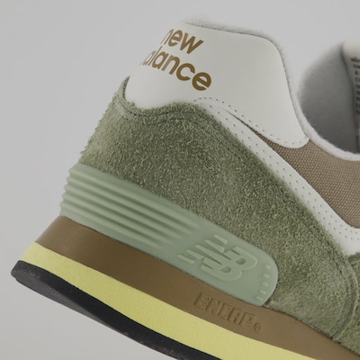 Tênis New Balance 574 V2 Feminino Verde Oliva - Foto 6