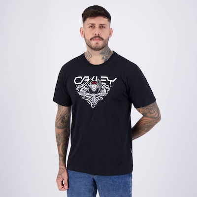 Camiseta Oakley Ellipse Skull - Masculina - Foto 3