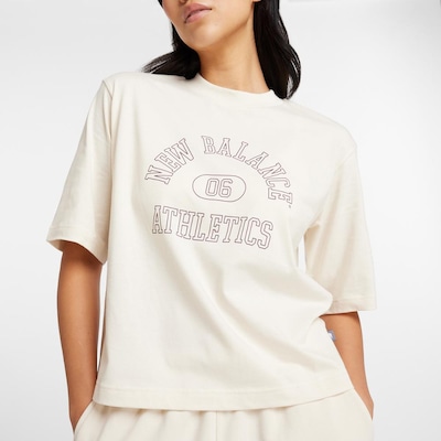 Camiseta New Balance Cropped Athletics Feminina - Foto 2