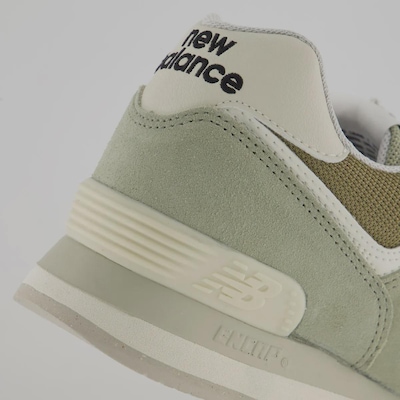 Tênis New Balance 574 V2 Feminino Verde Claro - Foto 6