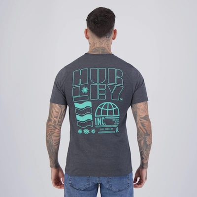 Camiseta Hurley Stamp - Masculina - Foto 4