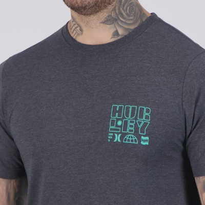 Camiseta Hurley Stamp - Masculina - Foto 5