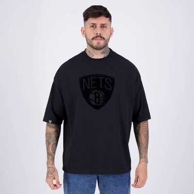 Camiseta NBA Brooklyn Nets Logo Surton - Masculino - Foto 1
