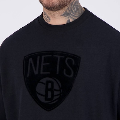 Camiseta NBA Brooklyn Nets Logo Surton - Masculino - Foto 5