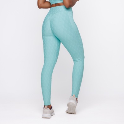 Calça Legging Orbis Fitness Textura Empina Bumbum - Feminina - Foto 4