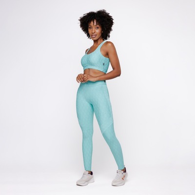 Calça Legging Orbis Fitness Textura Empina Bumbum - Feminina - Foto 5