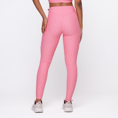 Calça Legging Orbis Fitness Textura Empina Bumbum - Feminina - Foto 3