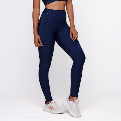 Calça Legging Orbis Fitness Textura Empina Bumbum - Feminina - Foto 2