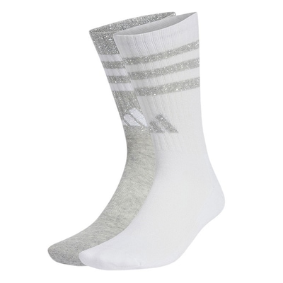 Meia Cano Alto adidas Glam - 2 Pares - Unissex - Foto 2