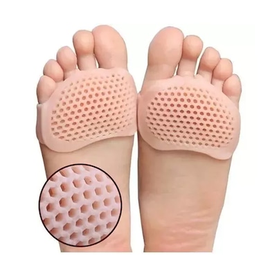 Meia Palmilha Ortopédica DK Protetor para os Pés Almofada Silicone Gel Tiptoe - Par - Foto 2