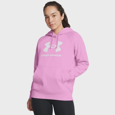 Blusão de Moletom Under Armour Rival Fleece Big Logo - Feminino - Foto 1