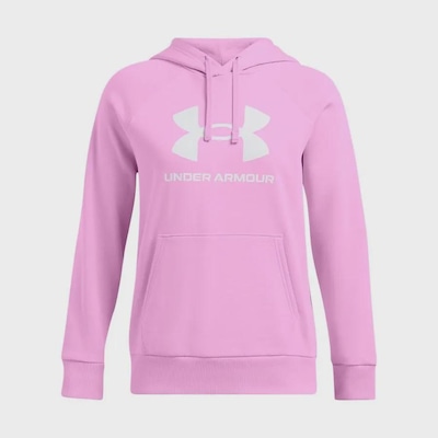 Blusão de Moletom Under Armour Rival Fleece Big Logo - Feminino - Foto 3