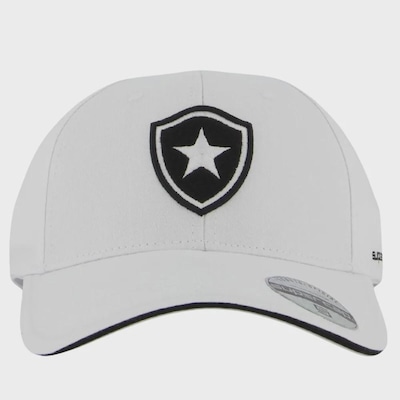 Boné Aba Curva do Botafogo SuperCap Escudo Bordado - Snapback - Adulto - Foto 1