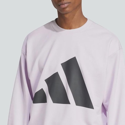 Blusão Moletinho adidas Essentials Big Logo - Masculino - Foto 6