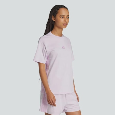 Camiseta adidas Essentials Três Listras - Feminina - Foto 5