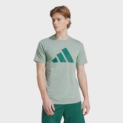 Camiseta de Treino adidas Manga Curta Logo - Masculina - Foto 2