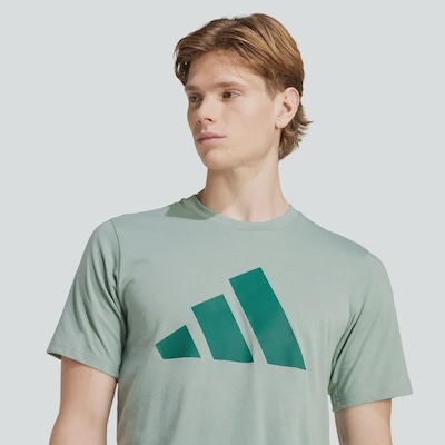 Camiseta de Treino adidas Manga Curta Logo - Masculina - Foto 6